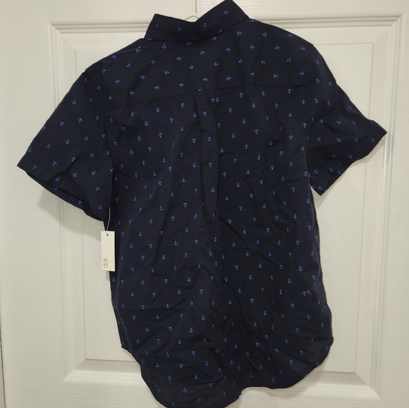 Amazon Essentials Boys Button Down Shirt With Anchors Size 10 L. - Picture 6 of 7